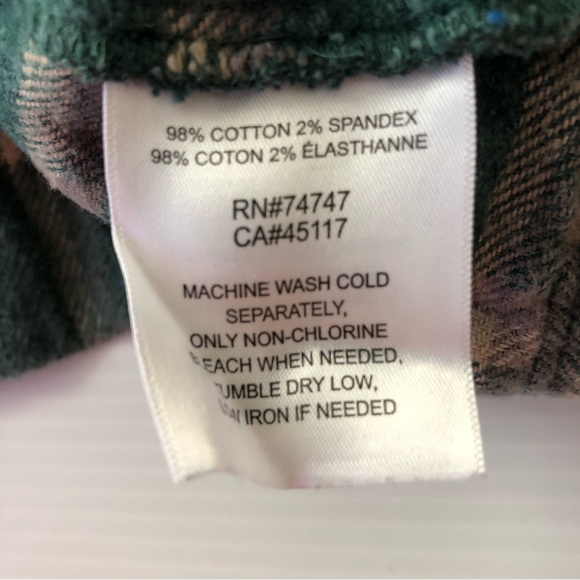 Natural Reflections Women’s Cowl Neck Green Plaid Pullover Size XL - Picture 13 of 15